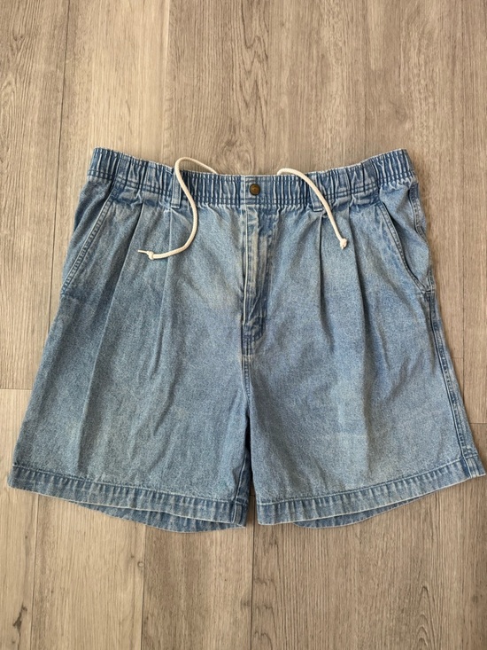 Eddie Bauer Pants - Eddie Bauer Vintage 90’s Mom High-rise Shorts Denim Pleated Size XL Pockets